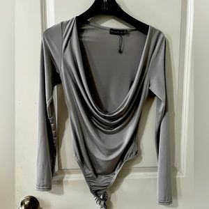 Silver Sexy Body suit